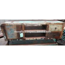 Art Deco TV Unit recycle wood